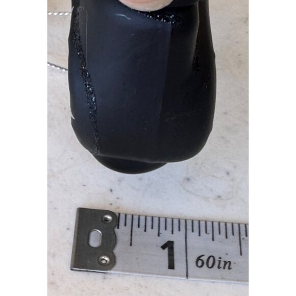 Unbranded Black w/Glitter Silver Gaming Remote Hanging Christmas Ornament 3"Tall - Picture 7 of 11